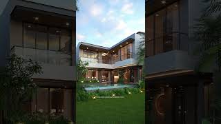 Part 1 Portofolio Kami  Desain Rumah Modern 2 Lantai Bapak FLB 1970  BSD Tangerang Selatan [upl. by Gusty]