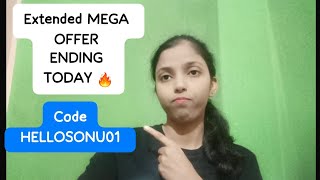 EXTENDED MEGA GATE OFFER ENDING TODAY 🔥😀  Code HELLOSONU01 [upl. by Reizarf]