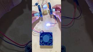 Powerful Motor New Experiment Free Energy Generator  Dc Motor Fan youtubeshorts dcmotor shorts [upl. by Aihsyla199]