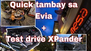 Xpander Test drive  Lunch at Mesa Evia Mini Vlog [upl. by Liris]