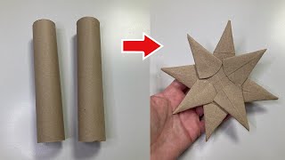 Weihnachtsstern  Stern  Küchenrolle  Weihnachten  Geschenk  Basteln  DIY  Star  Christmas [upl. by Rimaj866]