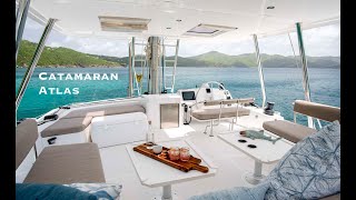 Catamaran Atlas Yacht Charter Vacation in the Virgin Islands [upl. by Iz38]