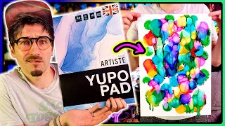 THIS PAPER IS MAGIC  Making Art With Yupo Paper amp Alcohol Inks [upl. by Barrada]