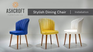 Stylish Dining Chair Installation [upl. by Eniahpets]