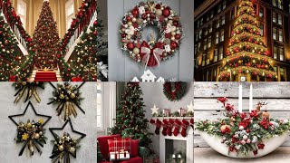 Top 100 Christmas Holiday Decoration Ideas  Christmas Home Decoration ideas 2024 2025 [upl. by Dnomyad]