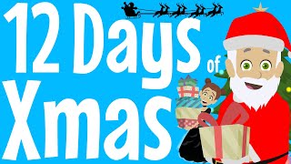 Twelve Days of Christmas with Lyrics Christmas Carol amp Song for Kids [upl. by Ihpen]