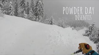 Powder ski day in Disentis ski Resort [upl. by Eentroc972]