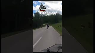 Double Wheelie  BMW 1250 GS [upl. by Dihsar]