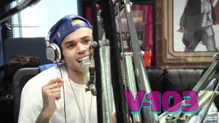 Chris Brown quotLove Musicquot on V103 Acapella [upl. by Alane979]