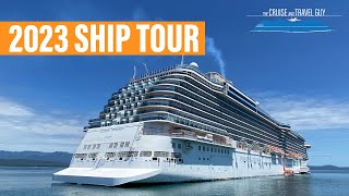 MAJESTIC PRINCESS  FULL SHIP TOUR  2023 [upl. by Enaed957]