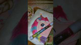 My diaryhow i decorated my diary seeunicorn diarydecorated diaryNaabi Abbacy Arts and crafts [upl. by Gonzales]