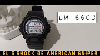 El GShock de American Sniper DW6600 Review En español [upl. by Oludoet]