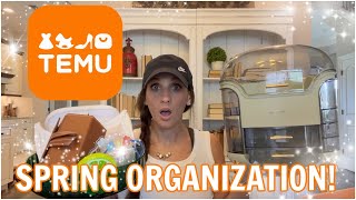 HUGE TEMU HAUL  STORAGE AND ORGANIZATION JACKPOT ITEMS FOR CHEAP 90 OFF SPRING [upl. by Matt]