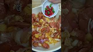 Spicy Sausage Recipe food cooking sausage [upl. by Jorin546]