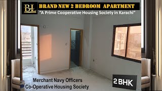 Pakistan Merchant Navy Society Scheme 33  Brand New 2 Bedroom Drawing And Dining Room Apartments [upl. by Albemarle]