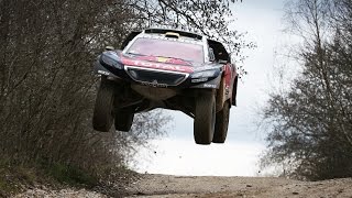 Vidéo 360° de Stéphane Peterhansel et le Peugeot 2008 DKR16 [upl. by Stratton]