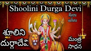 Shoolini durga Mantra sadhana  శూలిని దేవి మంత్రం సాధన  ● [upl. by Albertine]