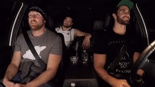 The Shield reunite on the road on WWE Ride Along WWE Network Exclusive [upl. by Onitselec444]