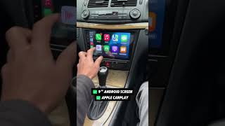 MercedesBenz EClass W211 Stereo Upgrade 9quot Screen Android Carplay Rear Camera w221 eclass [upl. by Kwok171]