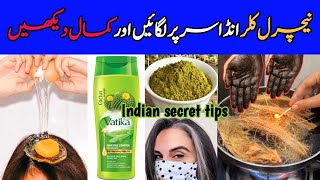 How to make natural black hair dyeNo chemicals only 2 ingredients permanent grey coverage hair dye [upl. by Uos]