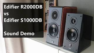 Edifier S1000DB vs Edifier R2000DB  Sound Demo wBass Test [upl. by Pillyhp]