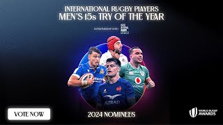 International Rugby Players Mens 15s Try of the Year Nominees [upl. by Nolla375]