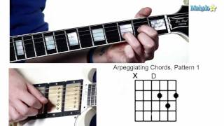 Lesson 12 How to Arpeggiate Guitar Chords Pattern 1 [upl. by Ybeloc243]