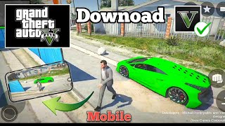 Finally GTA 5 Download mobile📲 [upl. by Imot351]