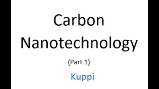 Carbon Nanotechnology Part 1Carbon Cycle Graphite  Synthesis of Graphene RGO  GO [upl. by Florinda]