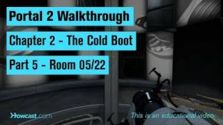 Portal 2 Walkthrough  Chapter 2  Part 5 Room 0522 [upl. by Anilem]