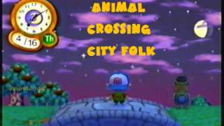 Animal Crossing City Folk Music 9 PM [upl. by Aelahc105]