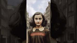 Anne Frank color photos created with Midjourney AI [upl. by Albric842]