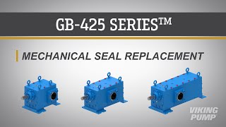 GB425 Series™ Mechanical Seal Replacement [upl. by Frame]