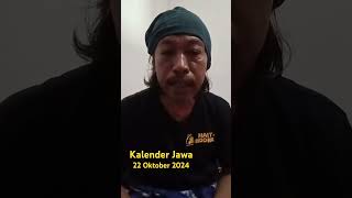 Kalender Jawa 22 Oktober 2024 primbonjawa shorts shortvideo [upl. by Eisdnil]