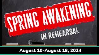 Spring Awakening at Algonquin Arts Theatre August 1018 2024 [upl. by Enirrok366]