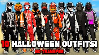 How To Get 10 GTA 5 Halloween Modded Outfits No Transfer Glitch [upl. by Budge]