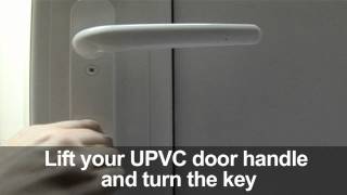 UPVC door  How to prevent burglary Advice from Merseyside Police [upl. by Sille741]