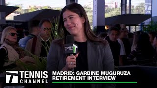 Garbine Muguruza Looking Forward to New Chapters  Madrid 2024 [upl. by Annabel]