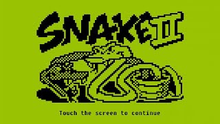 Snake II Classic Mobile Game Official Video  iOS Android [upl. by Oirelav418]