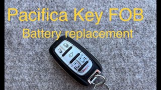 Time to REPLACE batteries Pacifica quotKeylessquot FOB [upl. by Idelle]