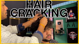 💈Intense Hair CrackingScalp Popping Head Massage and Neck Cracking by NARESH Barber💈asmr [upl. by Nosyla96]