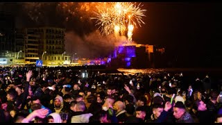 Capodanno a Napoli la lunga notte di festa al Plebiscito [upl. by Ahseiyt]