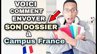 CAMPUS FRANCE  COMMENT SOUMETTRE VOTRE DOSSIER  ÇA PREND 2 SECONDES [upl. by Cofsky]