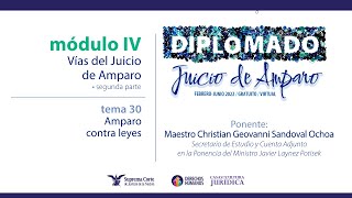 Martes 31 de mayo de 2022 Diplomado quotJuicio de Amparoquot edición 2022 Módulo IV [upl. by Capp]