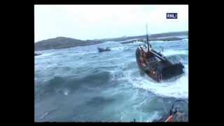 Tobermory RNLI lifeboat rescues fishing boat in 60mph winds of Isles of Coll and Tiree [upl. by Harrietta]