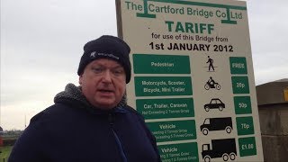 The Cartford Toll Bridge at Little Eccleston in Lancashire [upl. by Heater]