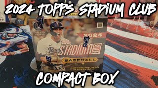 2024 TOPPS STADIUM CLUB  COMPACT BOX REVIEW  AUTO [upl. by Vharat]