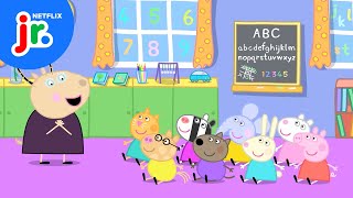 Peppas Back to School Adventures 🍎📚 Peppa Pig  Netflix Jr [upl. by Sabba]