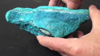 Gem Silica Chrysocolla Inspiration Mine Arizona USA GSVTK 2 [upl. by Einolem]