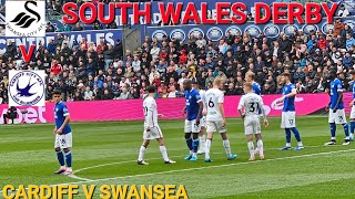 SWANSEA CITY V CARDIFF CITY South Wales Derby 25th aug 2024 [upl. by Susan]